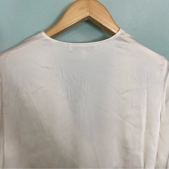 Anthropologie Favorite Daughter The Date Blouse In Ivory‎ Cream Bodysuit XS - Picture 13 of 13